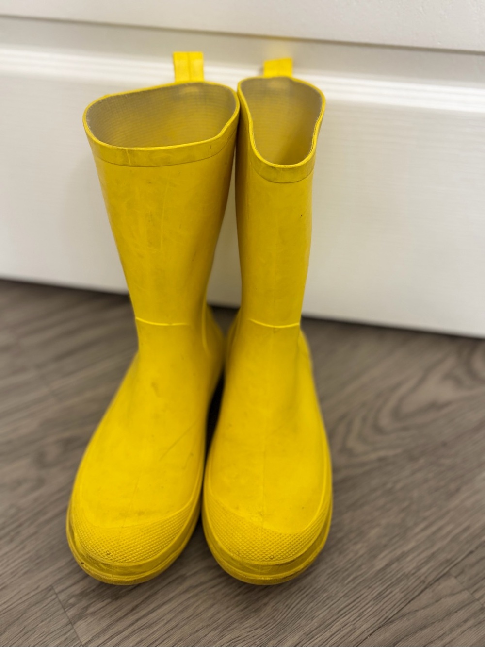 Cat & Jack Bright Yellow Kids Rain Boots
